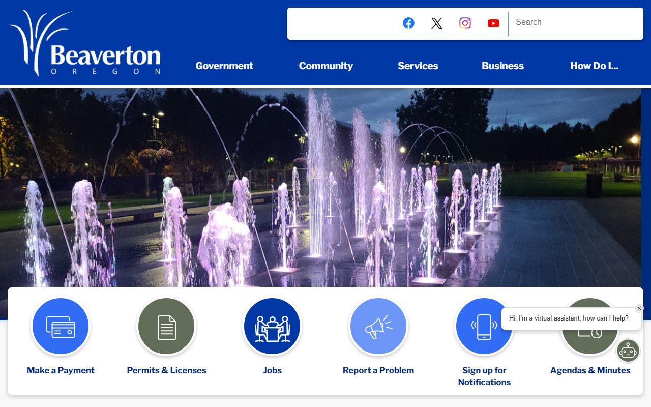 City of Beaverton official site Beaverton dissolution of marriage records