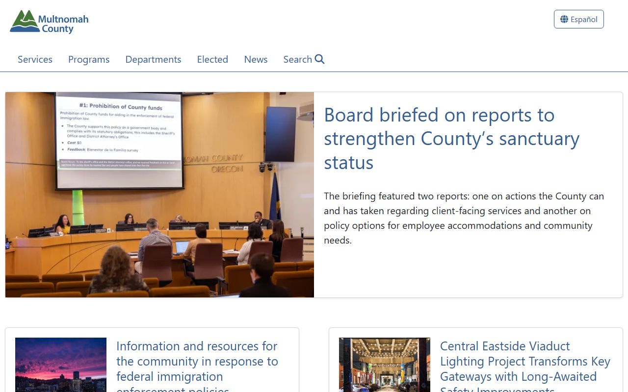City of Portland community services resources directory