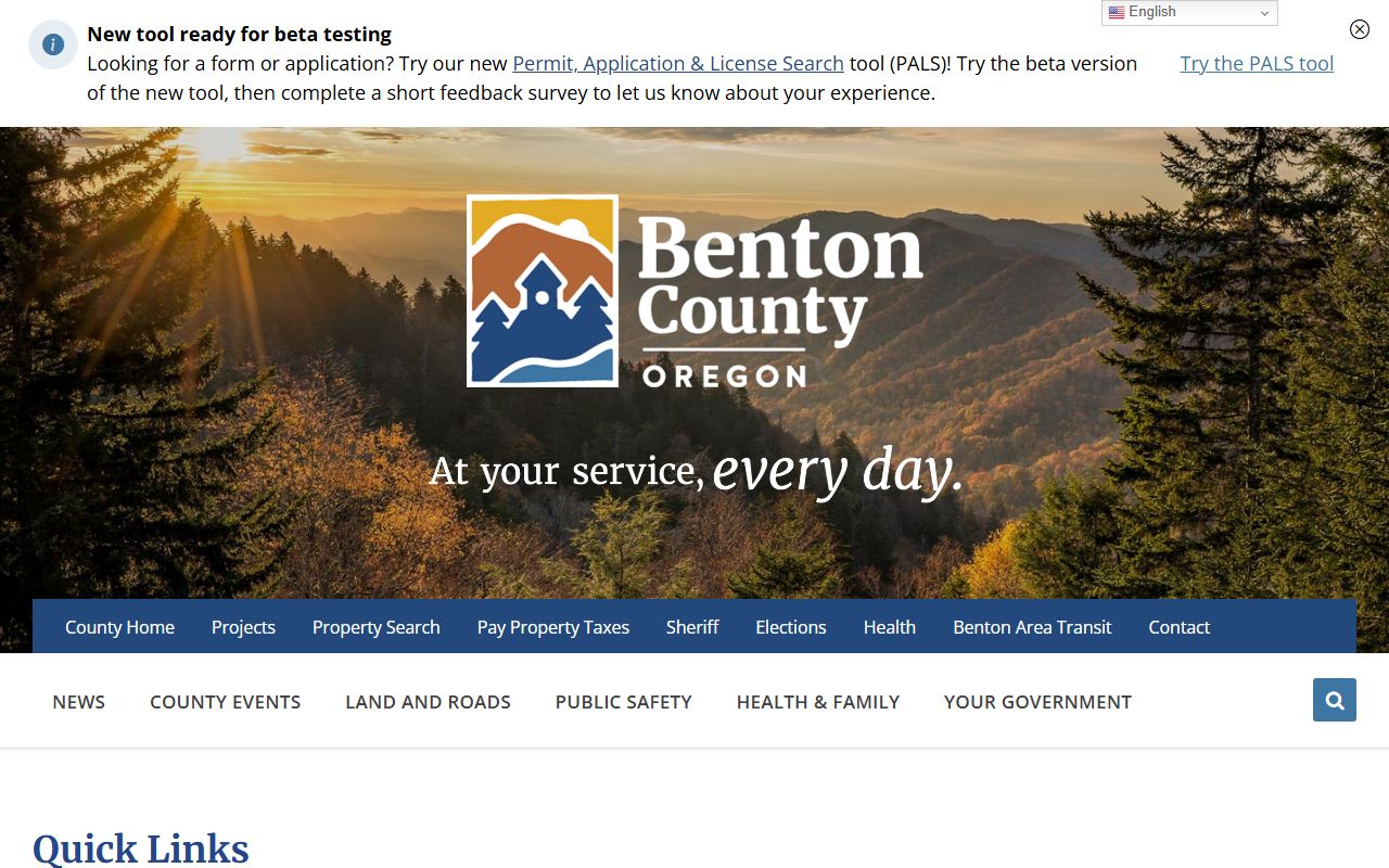 Benton County Clerk office dissolution of marriage documents
