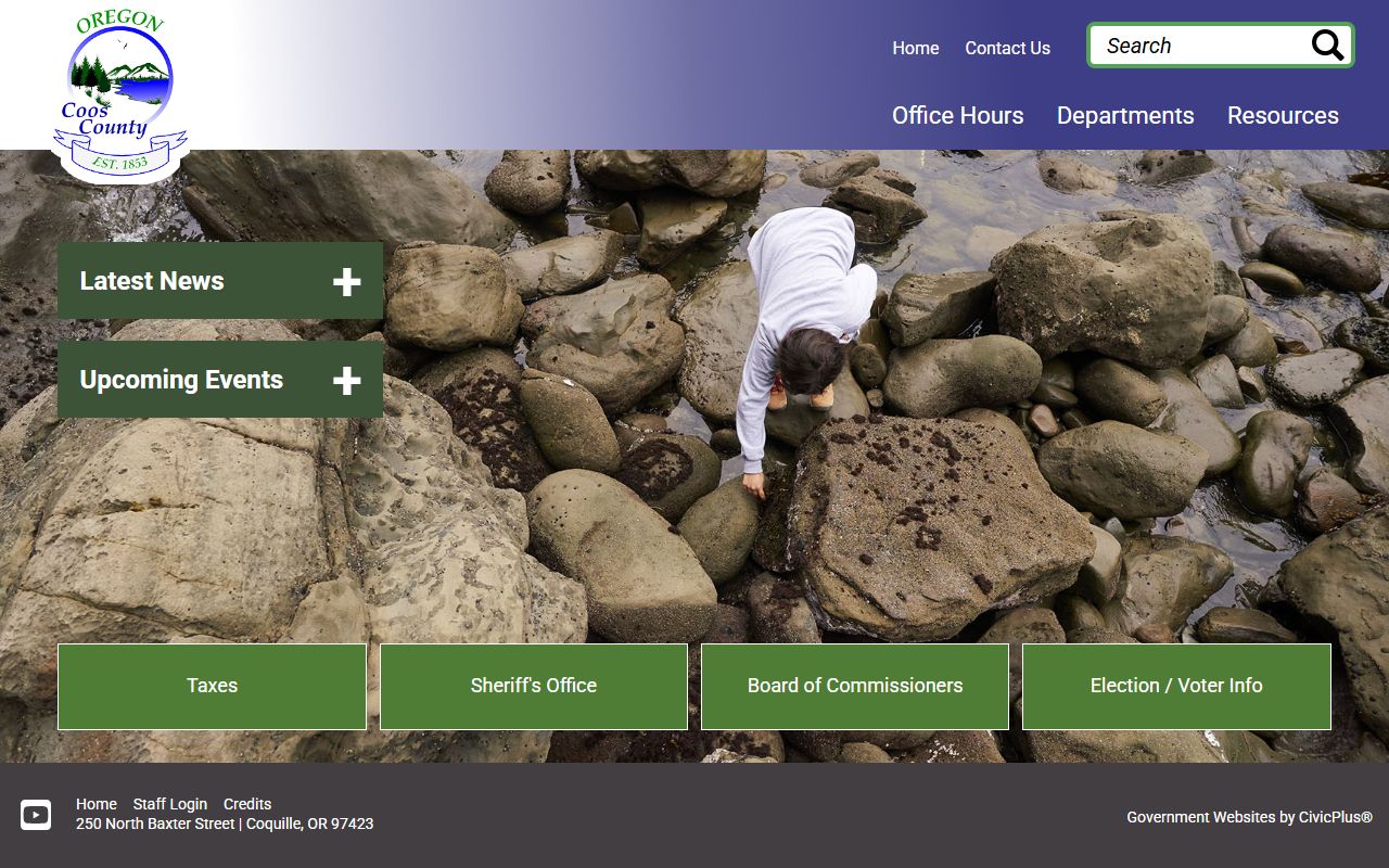 Coos County official website dissolution of marriage resources