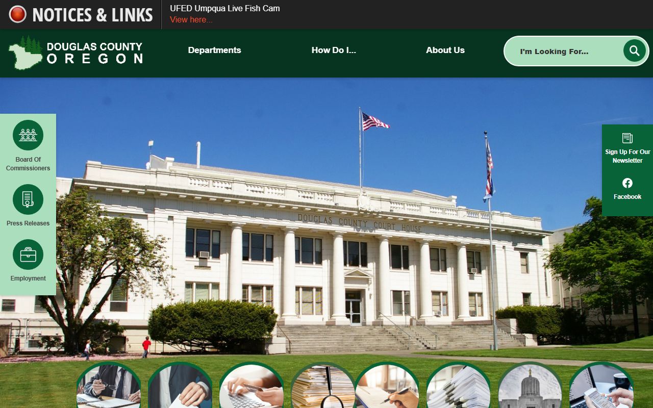 Douglas County official website with dissolution of marriage resources