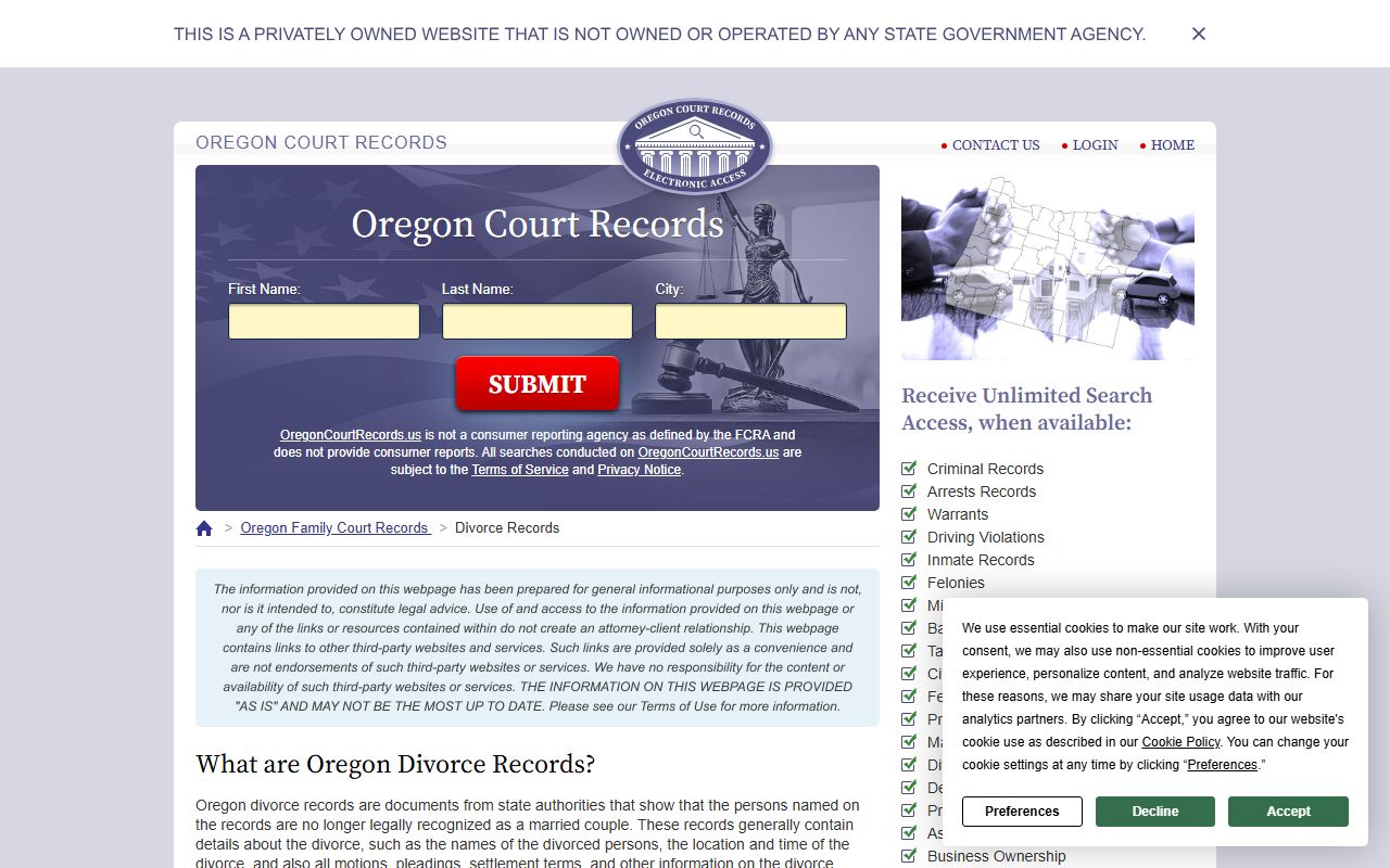 Oregon State Bar legal help and lawyer referral resources