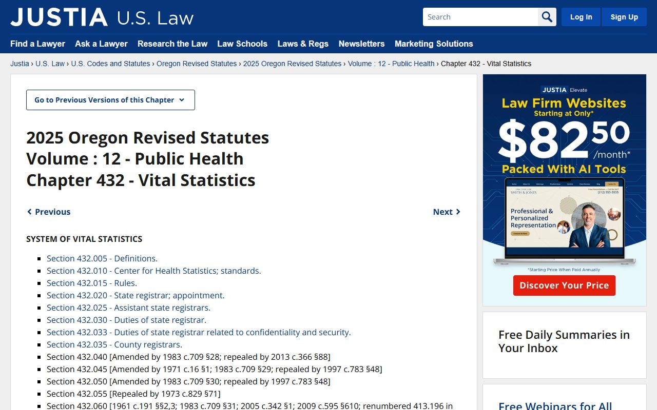 Oregon Revised Statutes for Gresham dissolution of marriage cases
